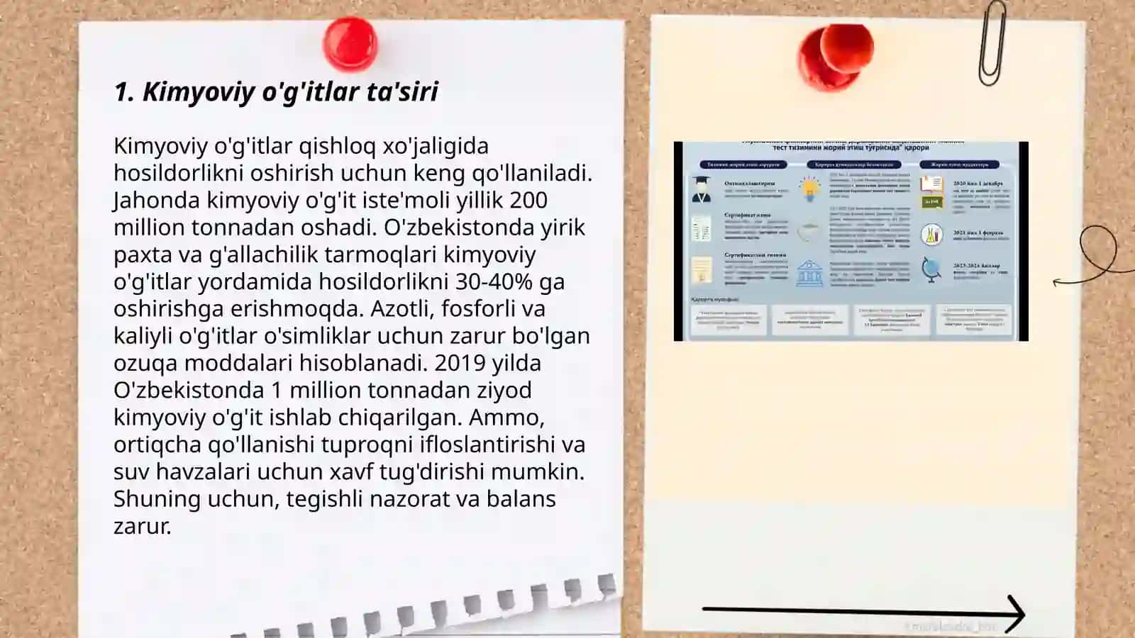 Oʻzbekiston respublikasi tuproqlarining kimyoviy ifloslanish holatlari va yillik dinamikasi 3
