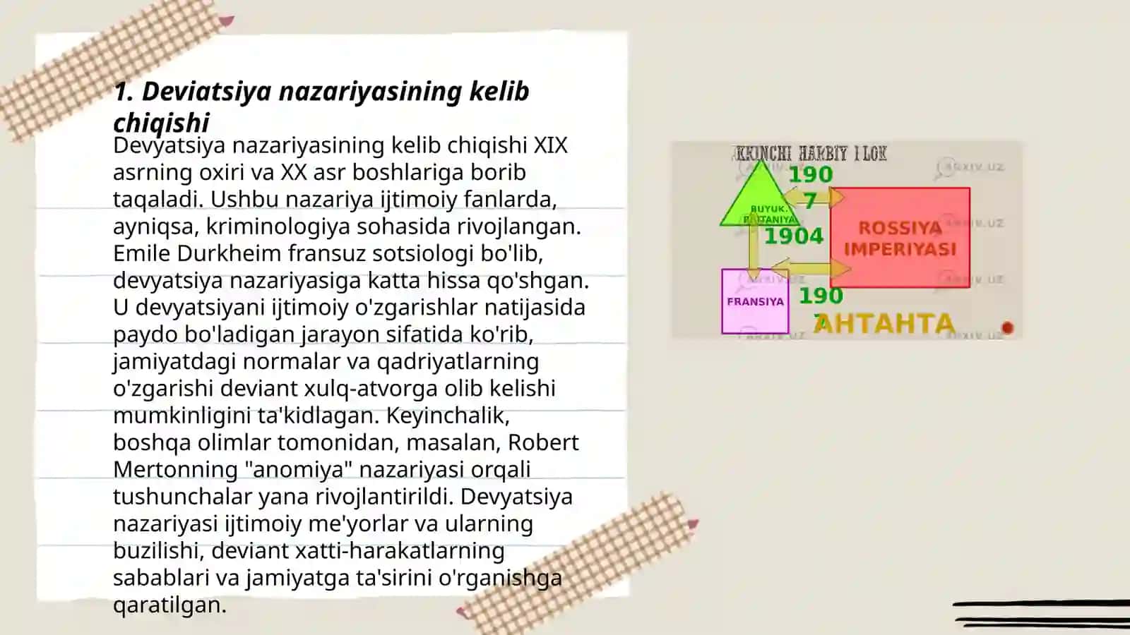 Deviatsiya nazariyasi sabab va oqibatlari 3