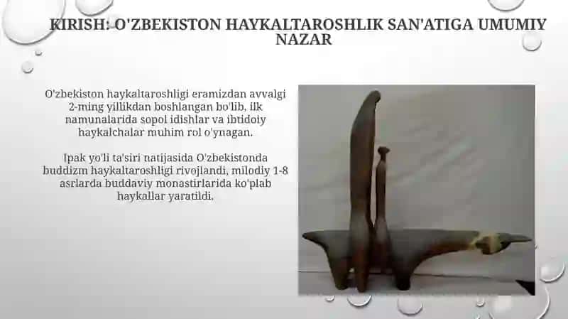 O'zbekiston haykaltaroshlik san'ati 3