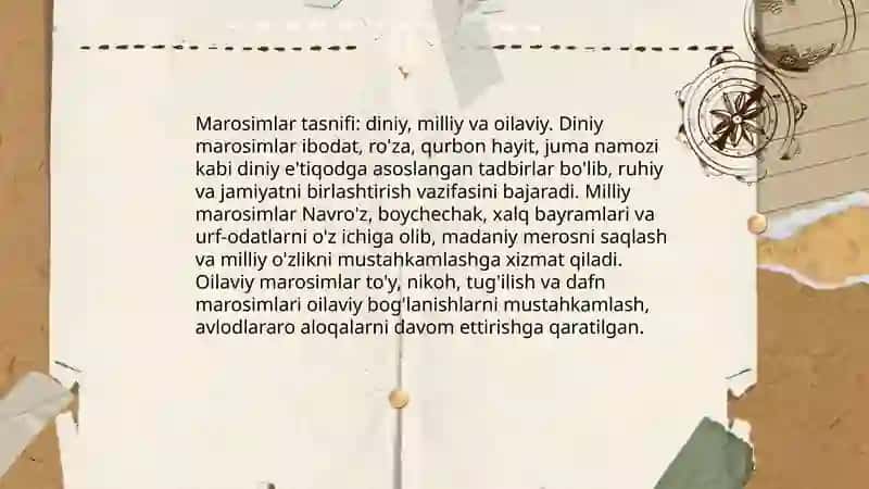 Marosimlar haqida 3