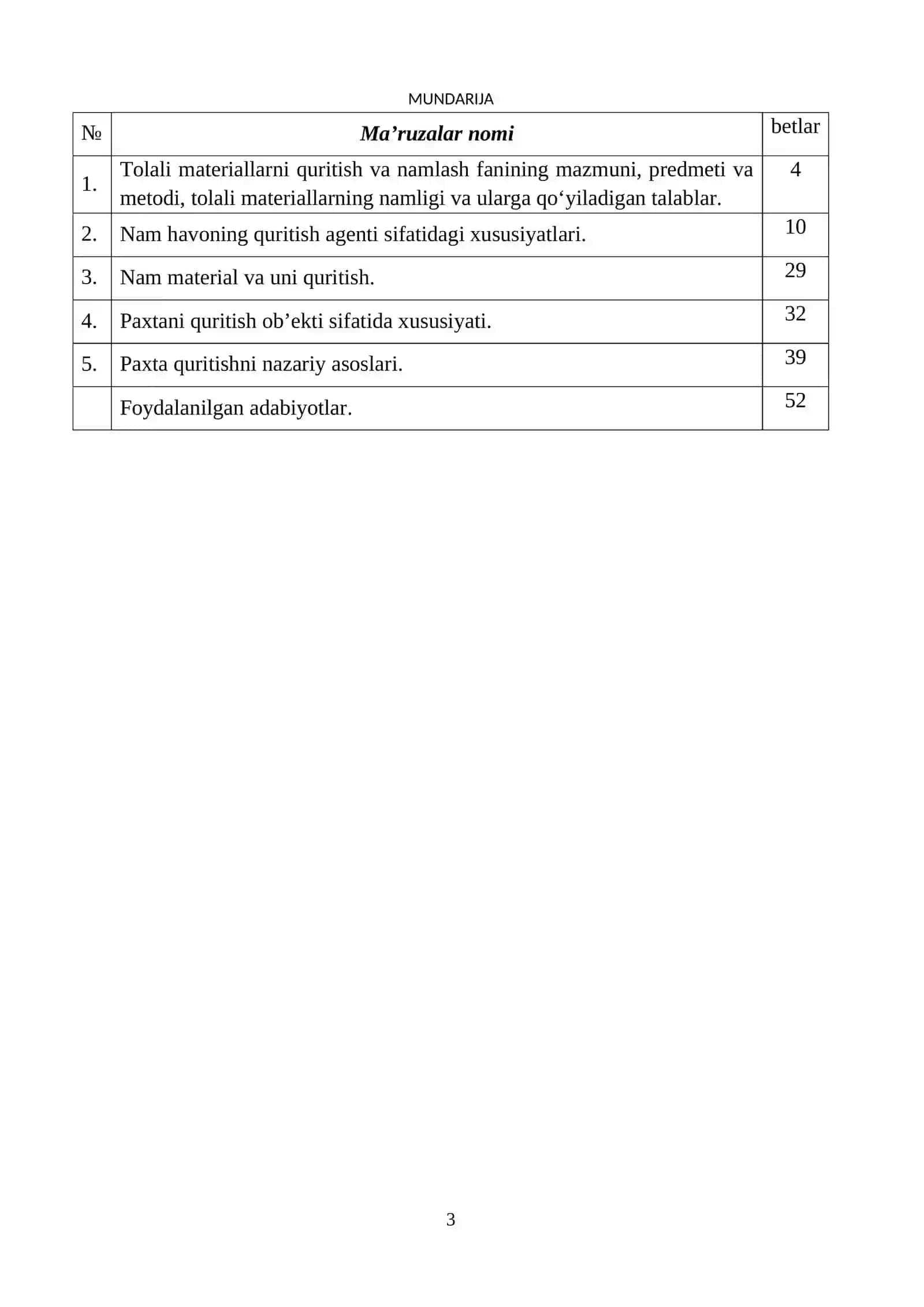 Tabiiy tolalarni dastlabki ishlash texnologiyasi (paxta) 3