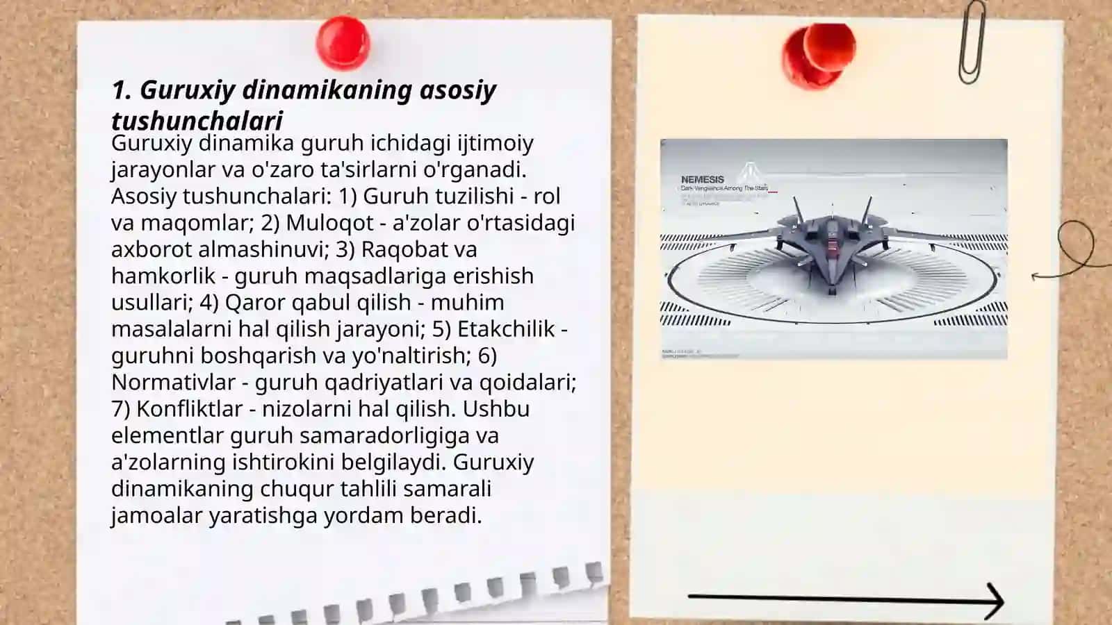 Guruxiy dinamika tushunchasi 3