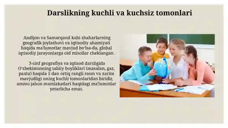 3-sinf Geografiya va iqtisod darsligi 3