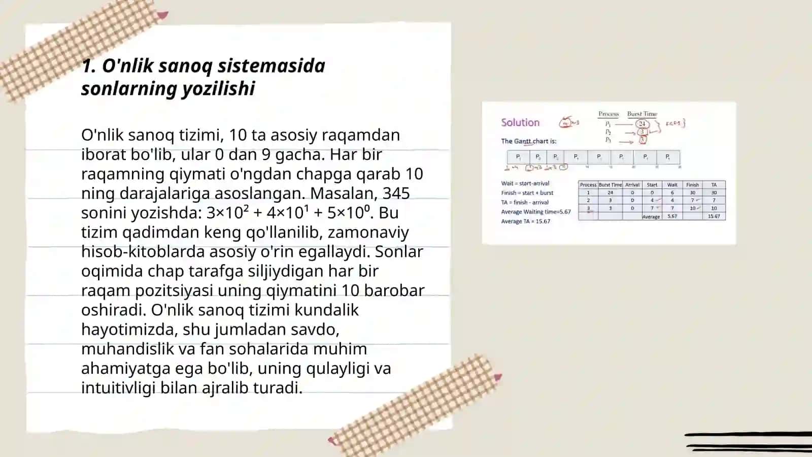 O'ndan ortiq pozitsion sanoq sistemalari 3