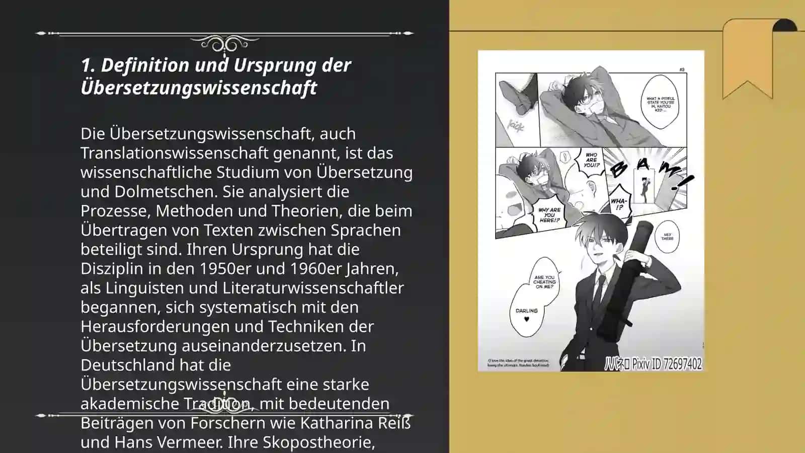 Einführung in das Fach "Übersetzungswissenschaft". Der Gegenstand und Aufgaben des Faches 3