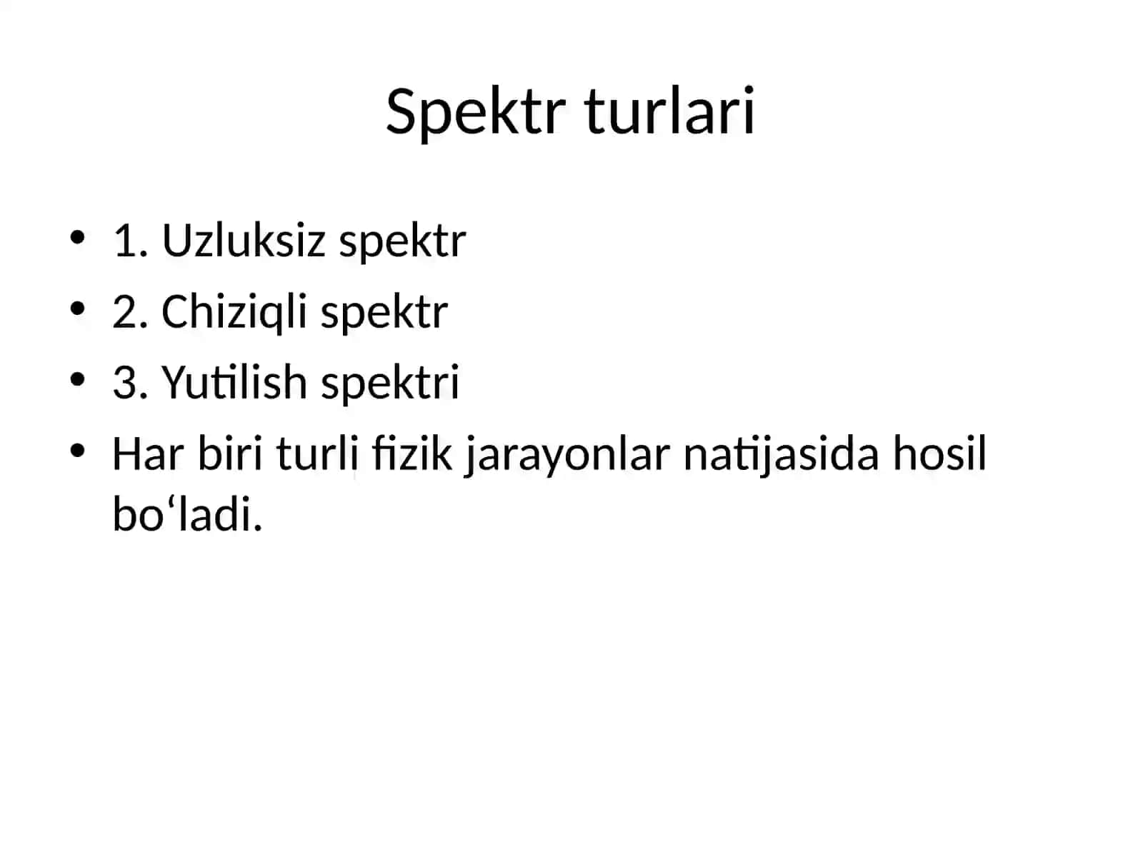 Atomning chiziqli spektrlari 3