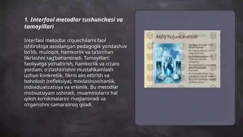 Interfaol metodlar va ularni qòllash mahorati 3