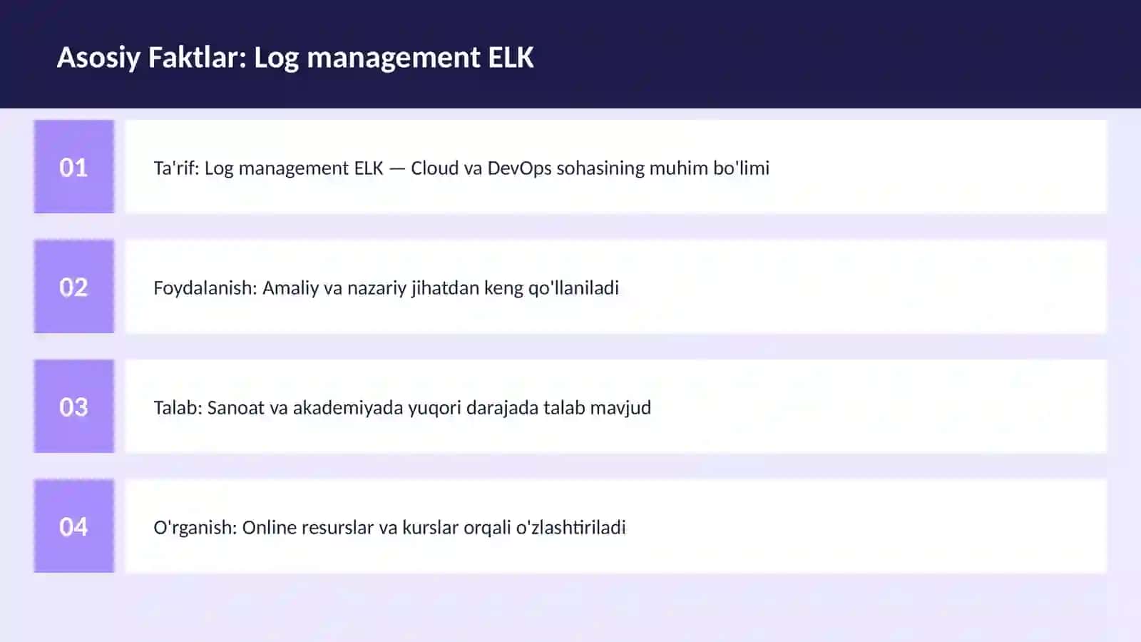 Log management ELK 3