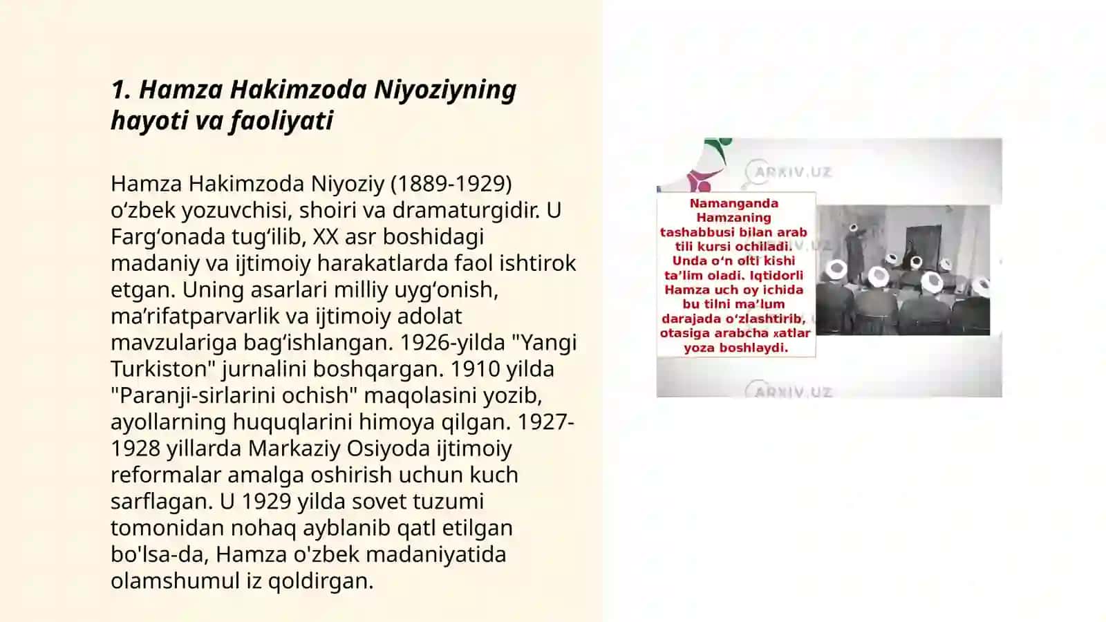 Hamza Hakimzoda Niyoziyning hayoti va faoliyati 3