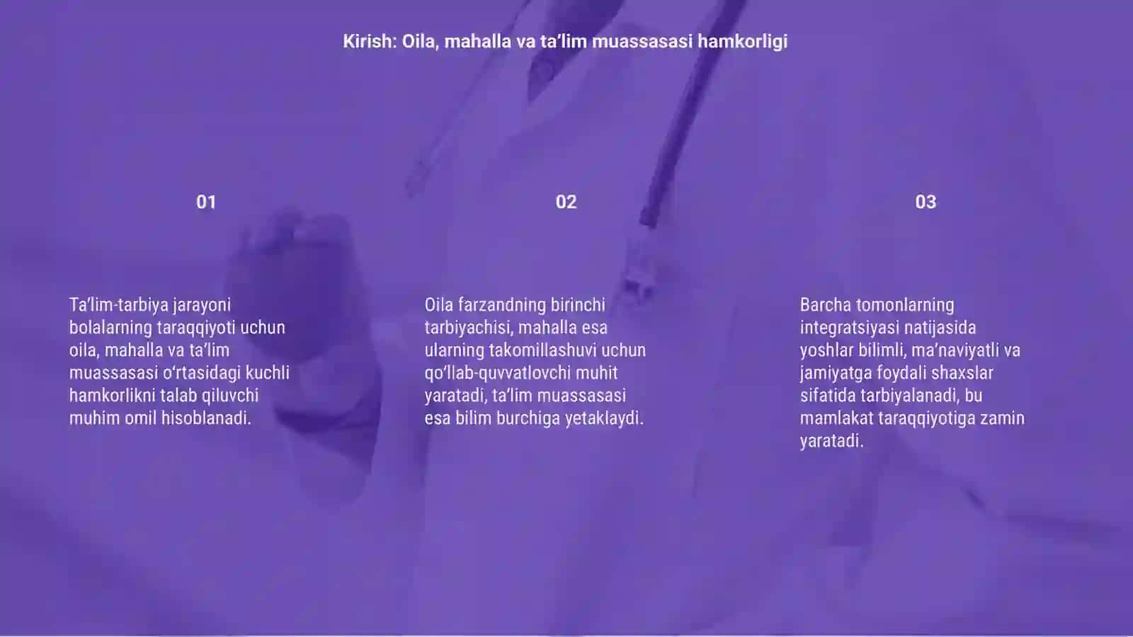 Taʼlim tarbiya jarayonida oila, mahalla va taʼlim muassasasining integratsiyasi 3