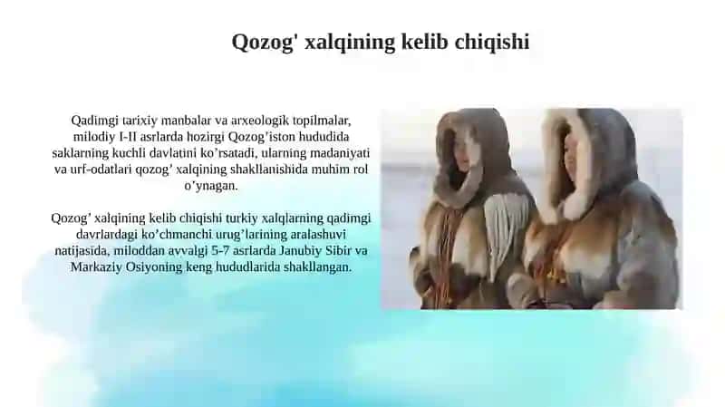 Qozog' xalqining kelib chiqishi 3