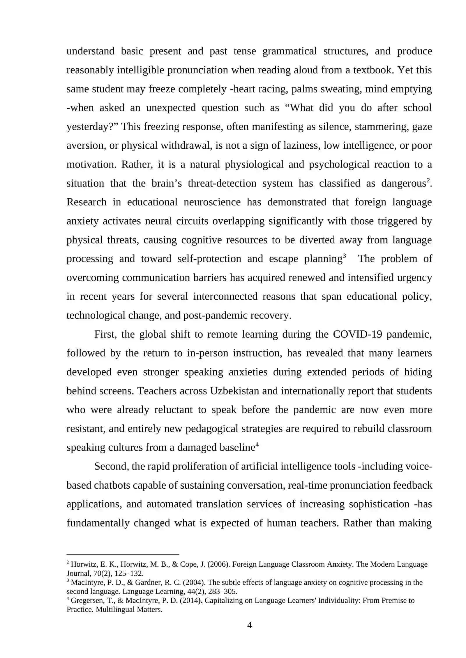 Overcoming communication barriers in EFL classrooms 3