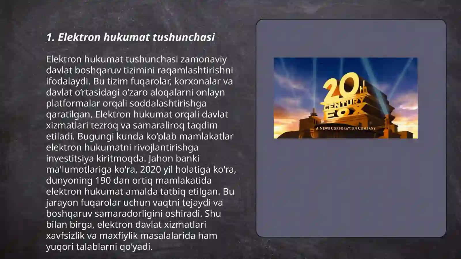 Elektron Hukumat tushunchasi vazifalari va prinsiplari 3