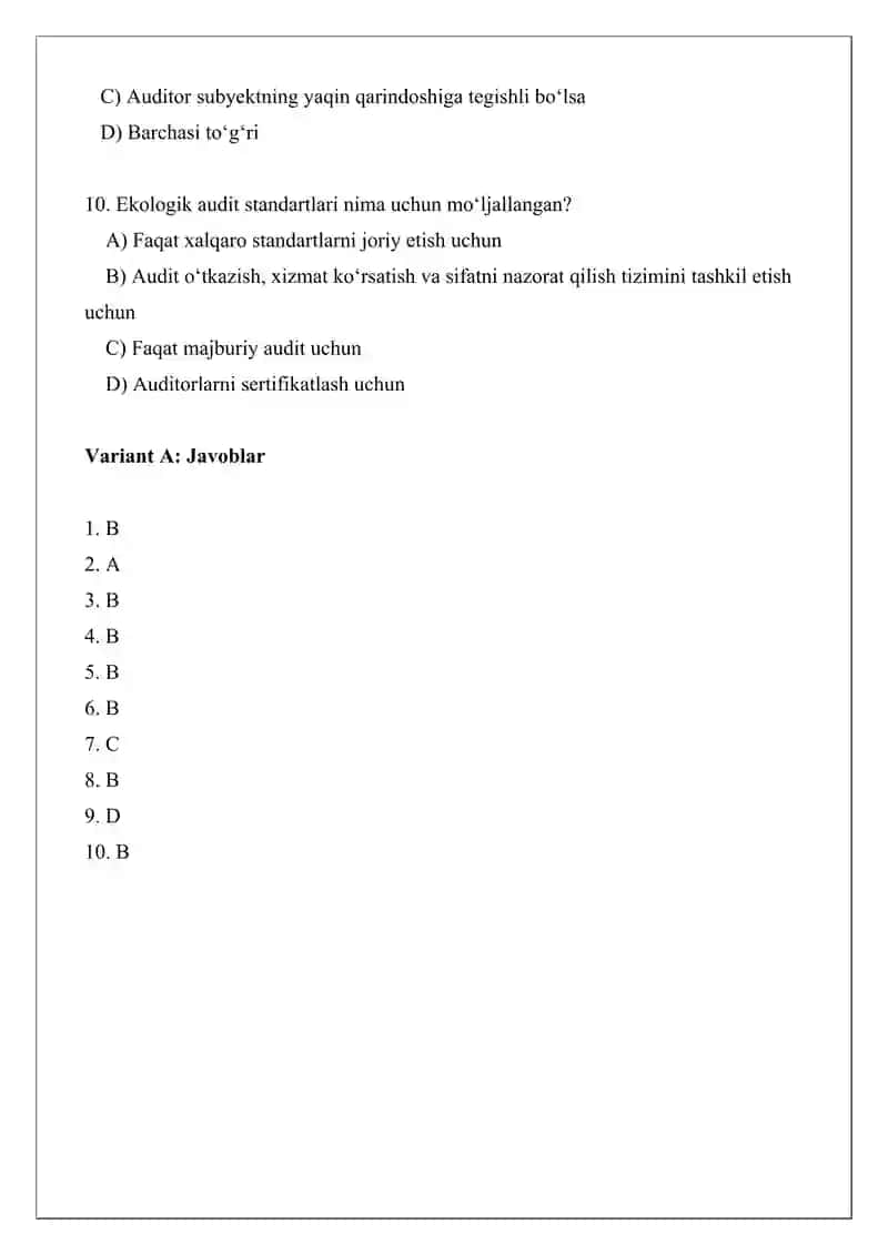 Ekologik audit 3