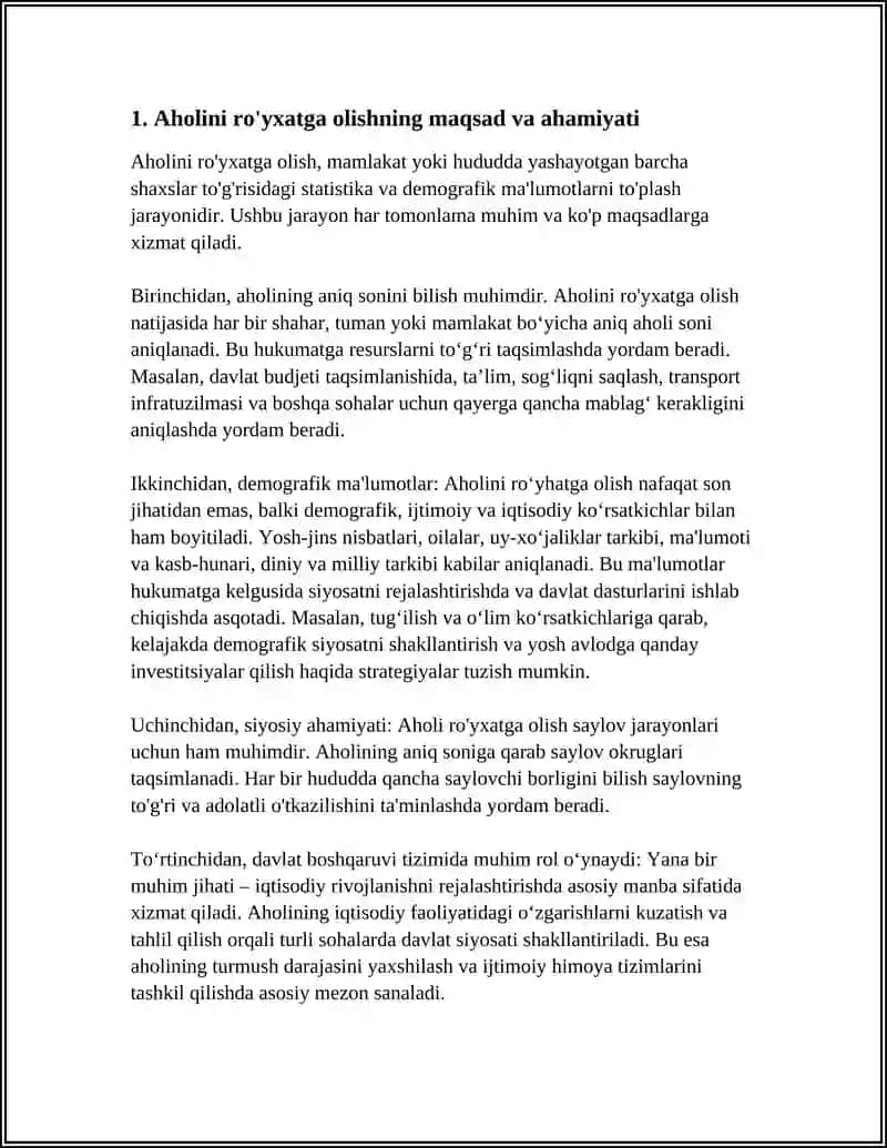 AHOLINI ROYXATGA OLISH, ULARNING AHAMIYATI VA METODOLOGIYASI 3