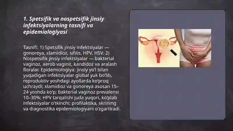 Ayollar jinsiy azolarining spetsifik va nospetsifik infeksiyalari 3