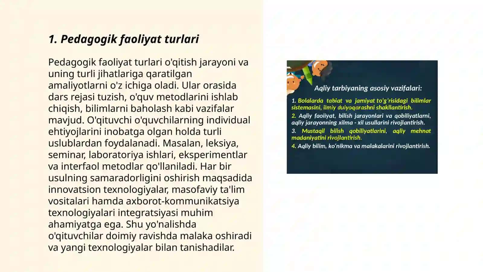 Maktabgacha taʼlim tashkilotida faoliyat turlari 3