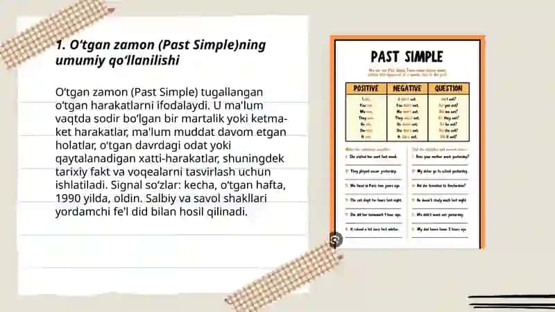Past simple 3