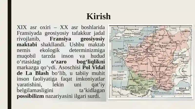 Fransiya geosiyosiy maktabi 3