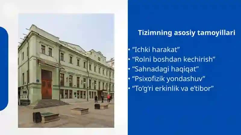 K. S. Stanislavskiy sistemasi va etikasi  haqida Taqdimot 3