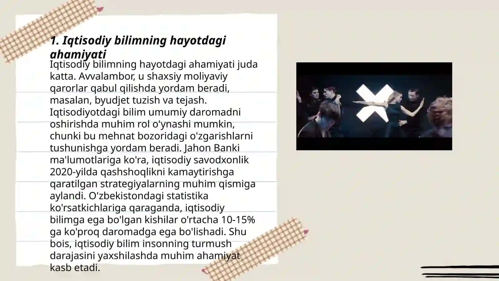 Iqtisodiyot va biznes fanini organish 3