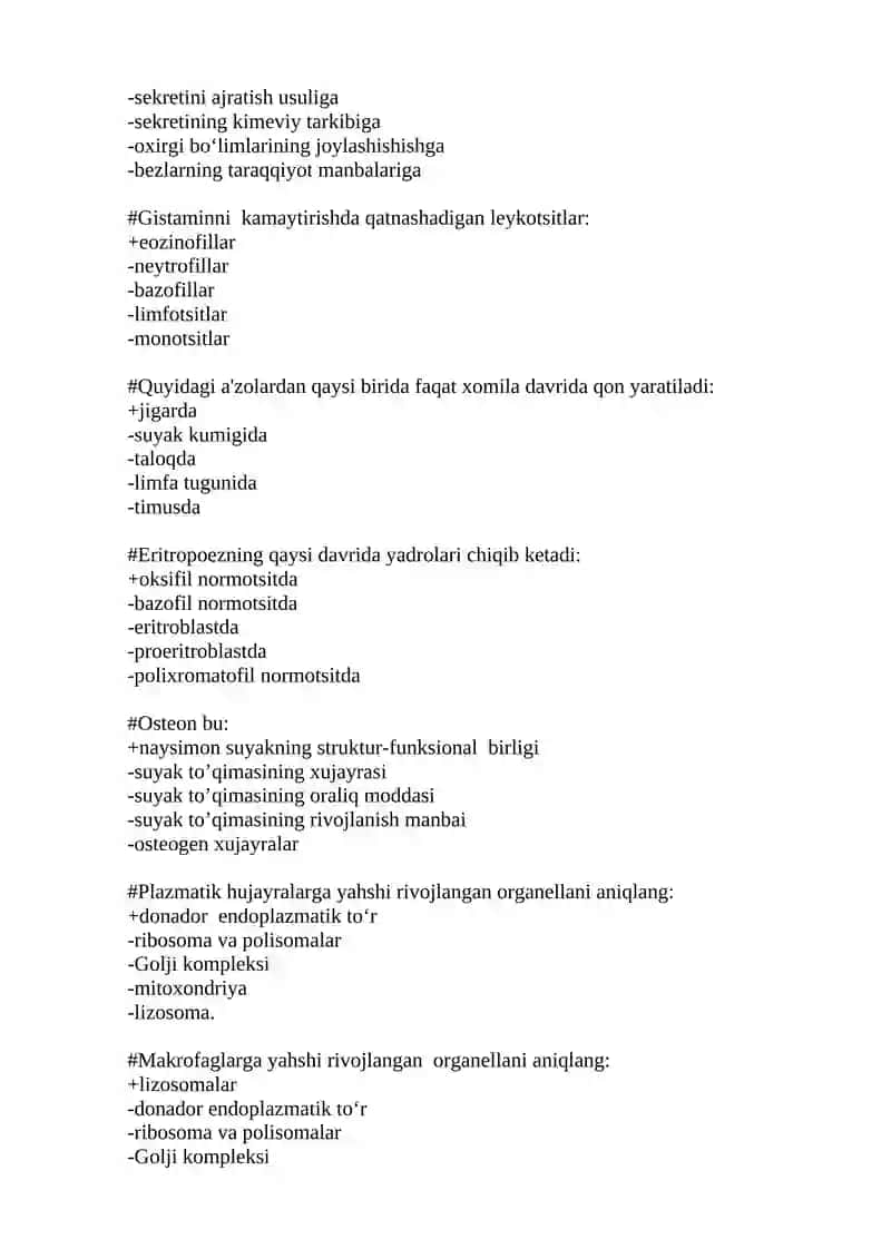 Sentriola mikronaychalarining formulasi 3