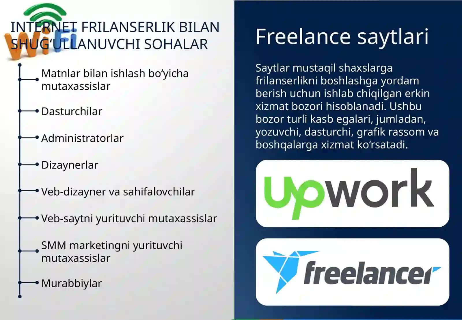 Web-freelance saytlari bilan tanishish 3