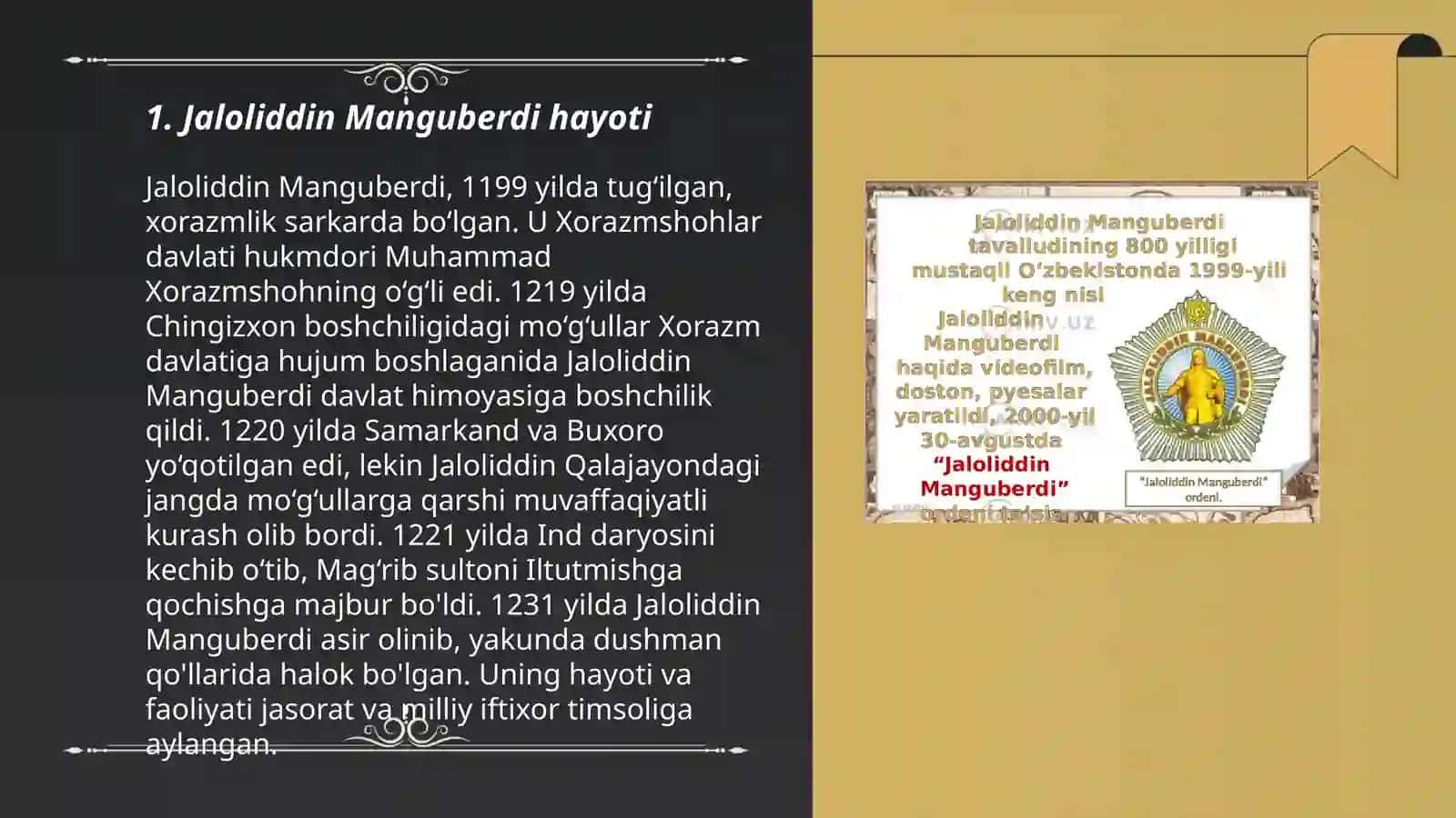 Jaloliddin Manguberdi - Vatan himoyachisi 3