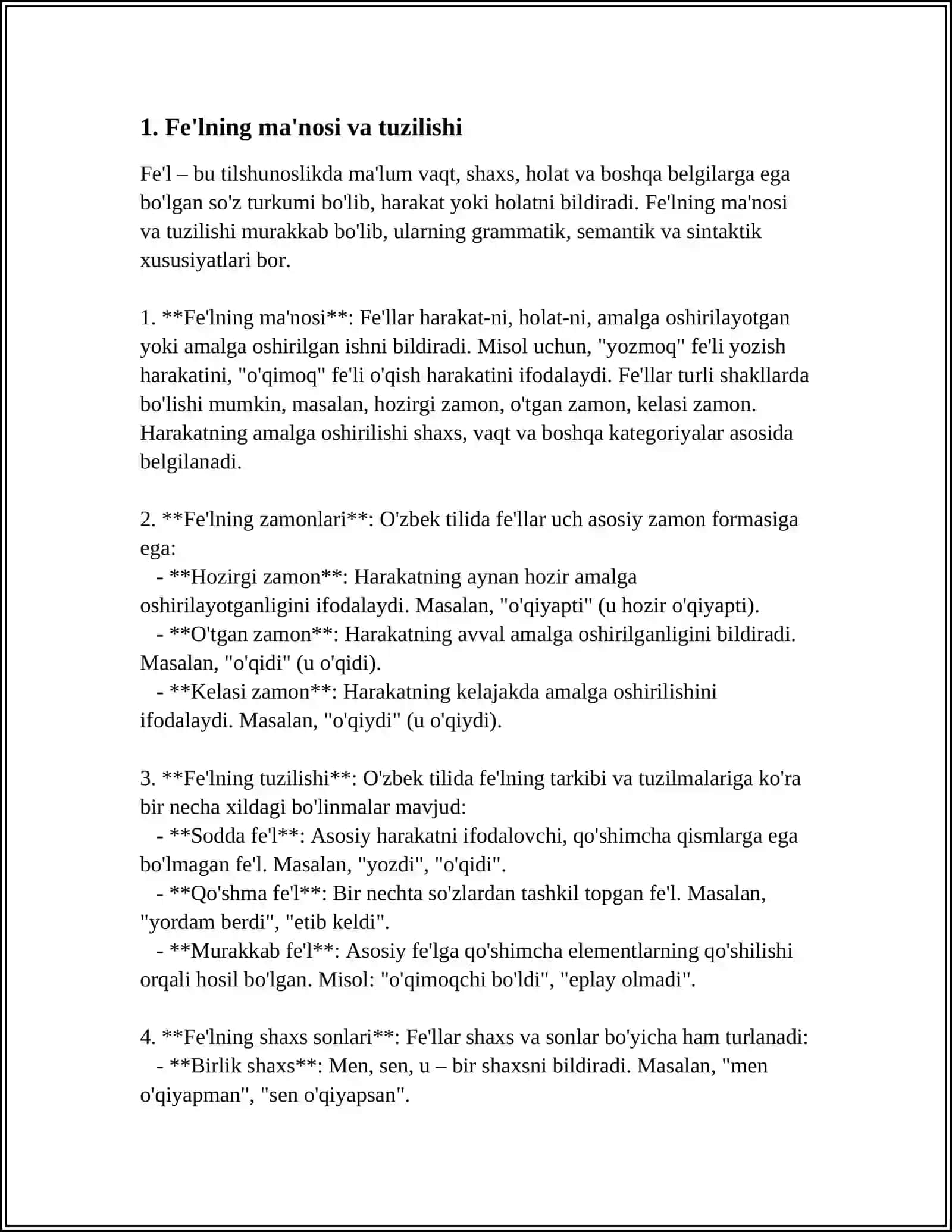 FE'LNING LEKSIK-GRAMMATIK XUSUSIYATLARI 3