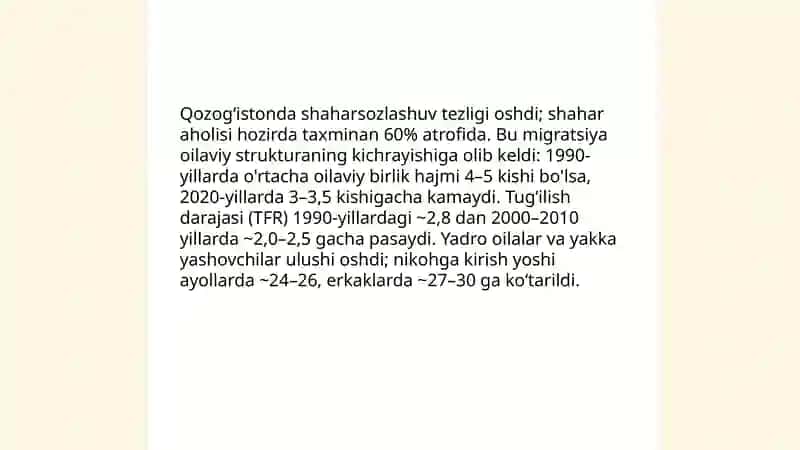 Zamonaviy oila va nikoh transformatsiyalari (Qozogʻiston) 3