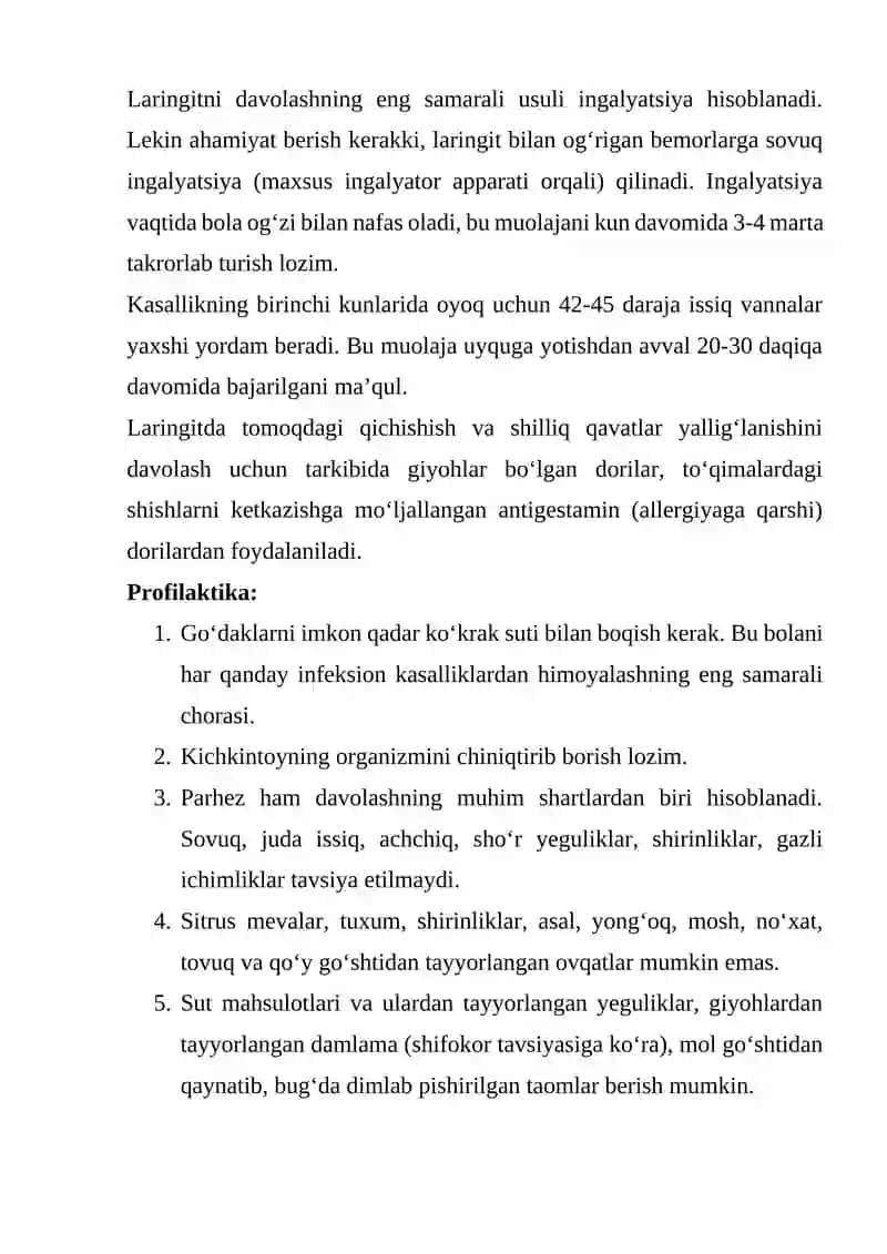 LARINGIT KASALLIGINING KELIB CHIQISH SABABLARI VA ASORATLARI 3