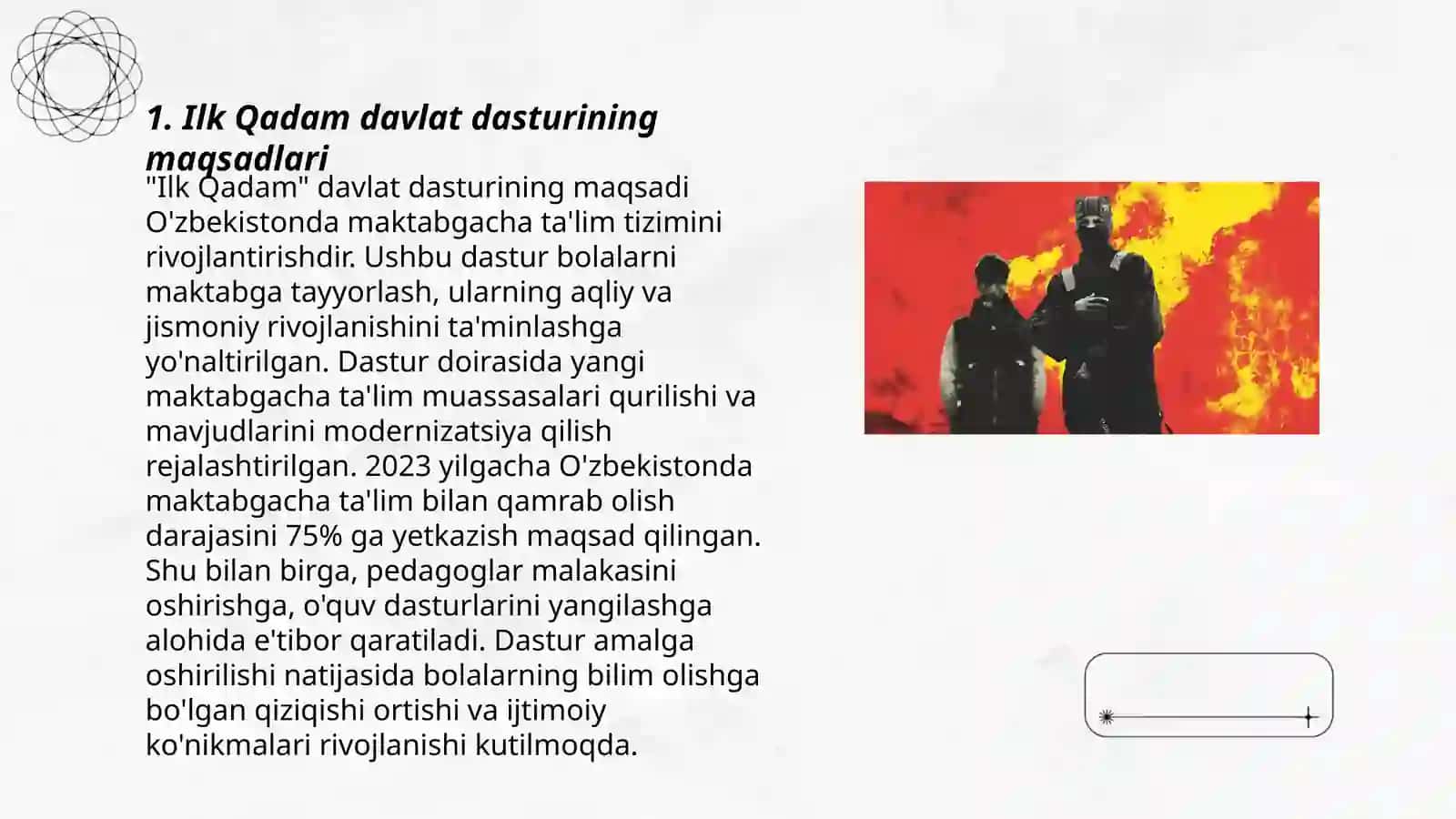 Ilk Qadam davlat dasturi 3