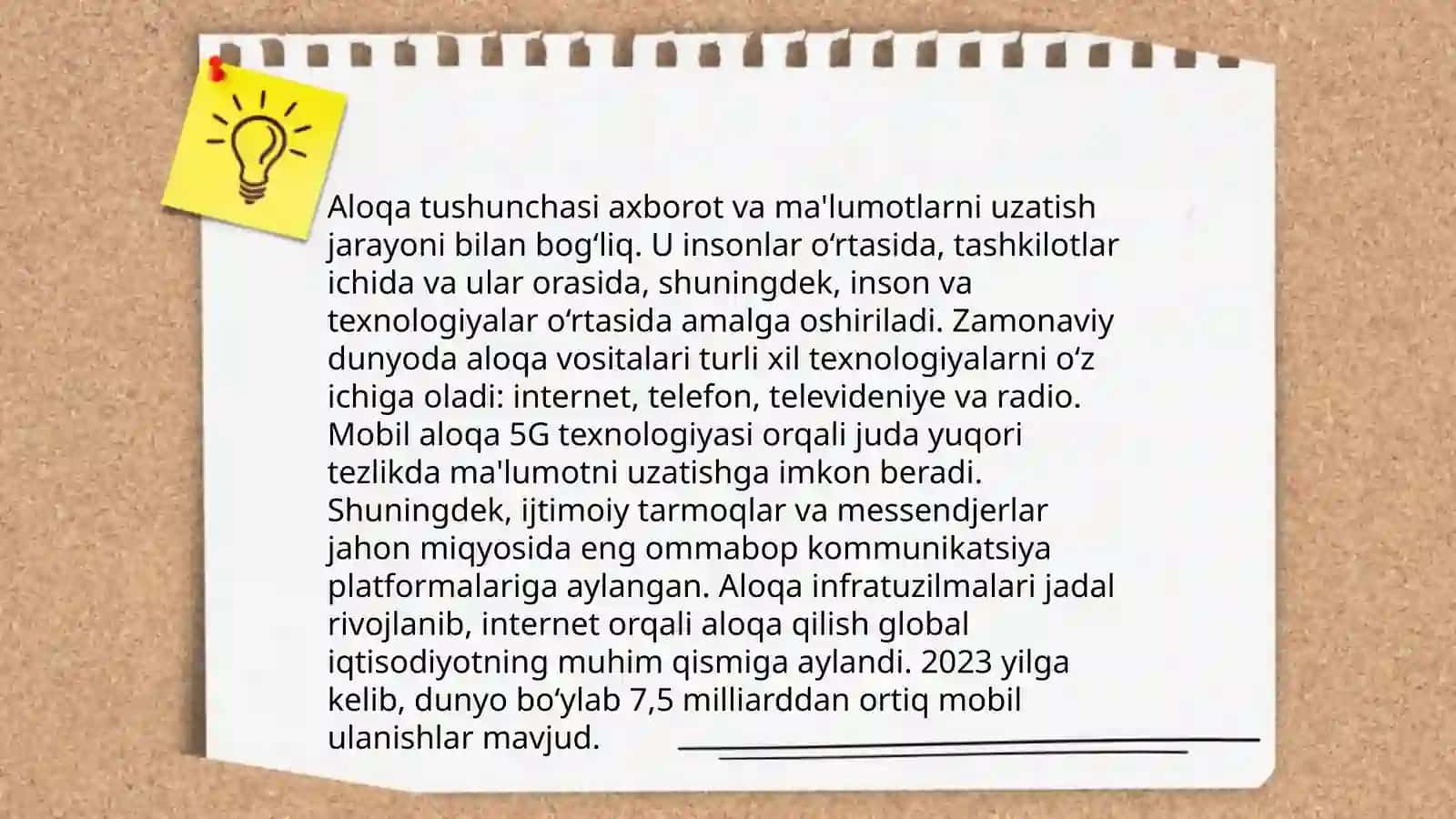 Aloqa munosabat shakllari 3
