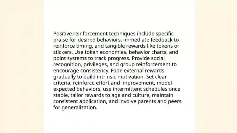Methods of keeping discipline 3