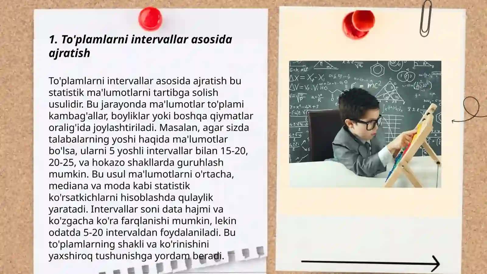To'plamlarning sinflarga ajratishga oid misollar 3