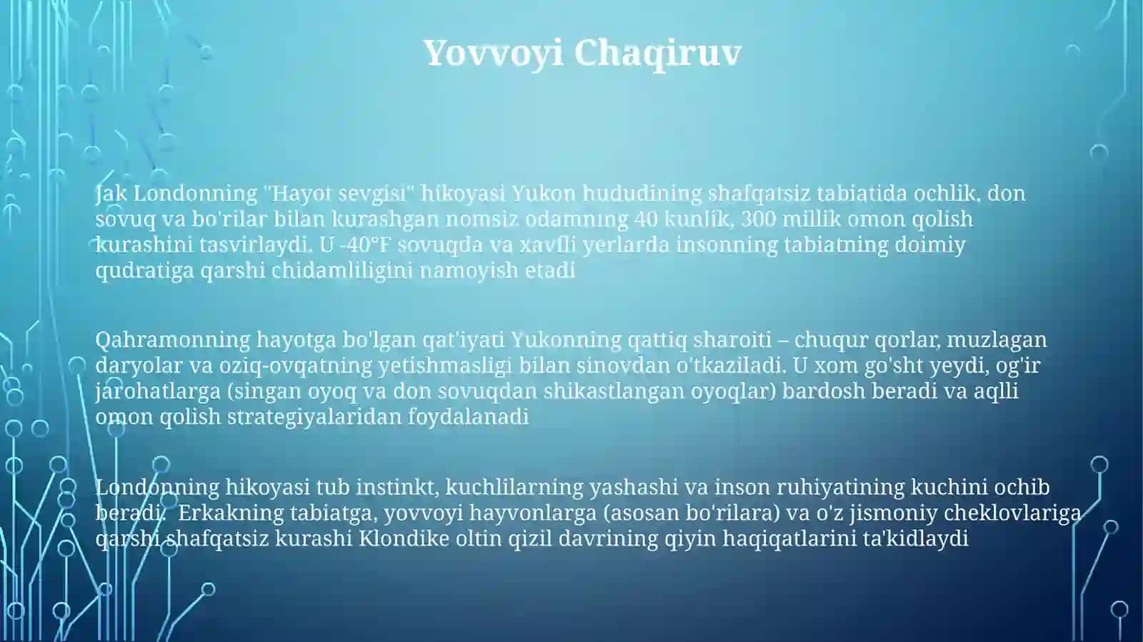 JekLondon "Hayotgamuhabbat" 3
