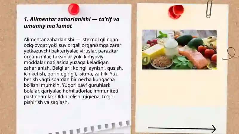 Alimentar zaharlanishi 3