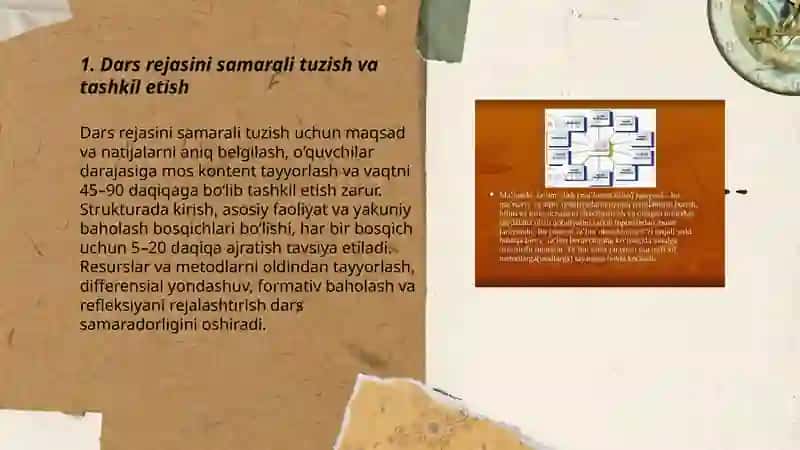 Ta'lim olish jarayinini samarali tashkil etish 3