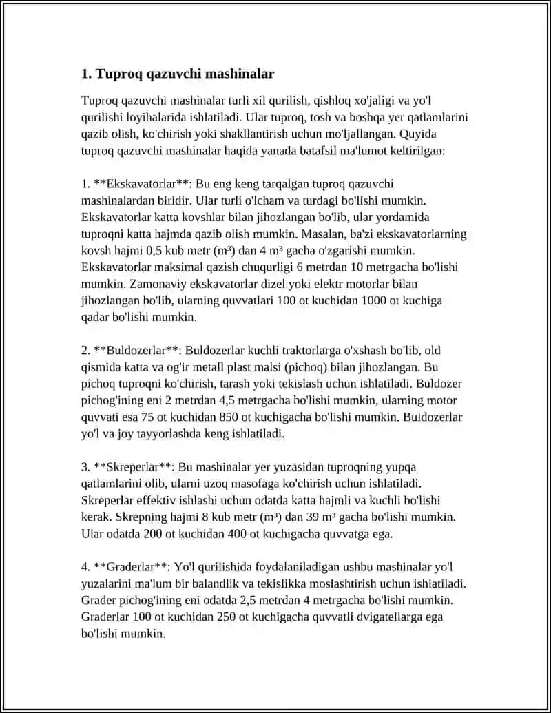 TEMIR YO'L QURULISHIDA TUPROQ ISHARIDA QO'LLANILADIGAN MASHINA VA MEXANIZIMLAR 3