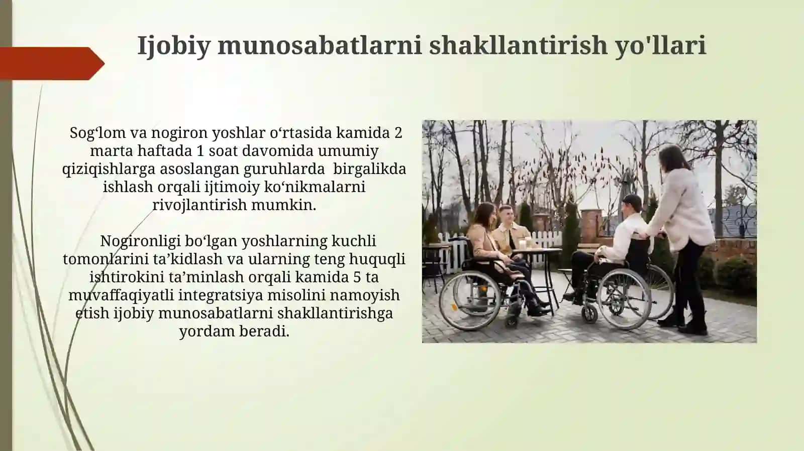 Talim muassasalarida sog‘lom va imkoniyati cheklangan yoshlar muloqotining ijtimoiy pertseptsiyasi 3
