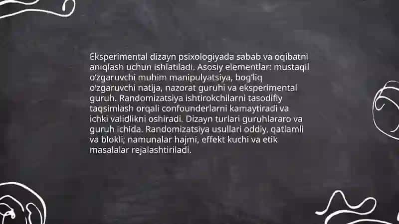 Hozirgi zamon psixologiyasi tadqiqot metodlari 3