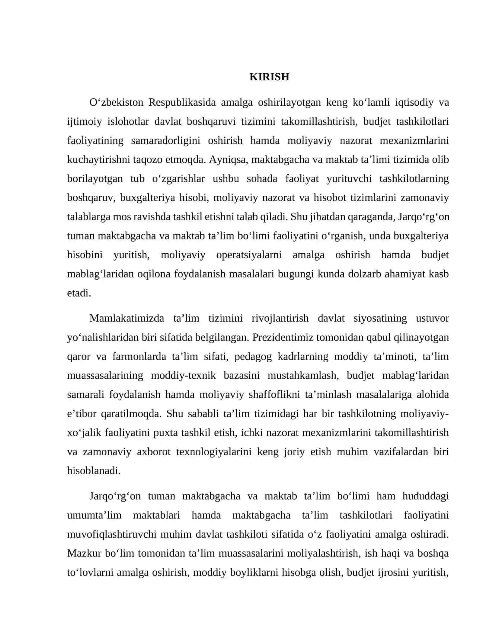 Maktabgacha va maktab ta’lim bo’limi”Jarqo’rg’on tuman  JTMMTB 3