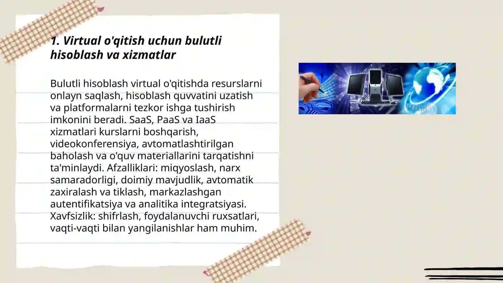 Virtual o'qitish jarayonida global axborot tizimlari va texnologiyalari 3