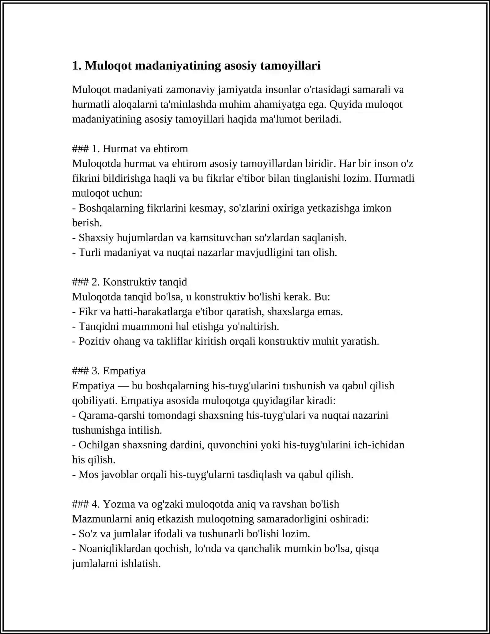 O‘QITUVCHI KASBIY FAOLIYATIDA MULOQOT MADANIYATI VA PSIXOLOGIYASI 3