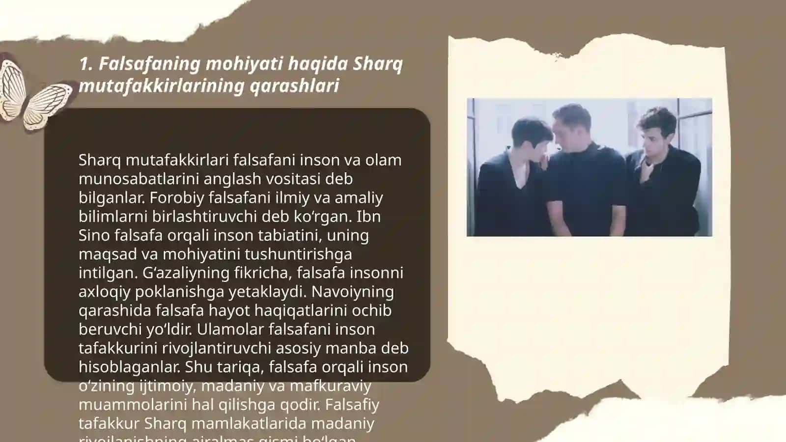 Falsafaning mohiyatiga oid Sharq va Ğarb mutafakkirlari 3