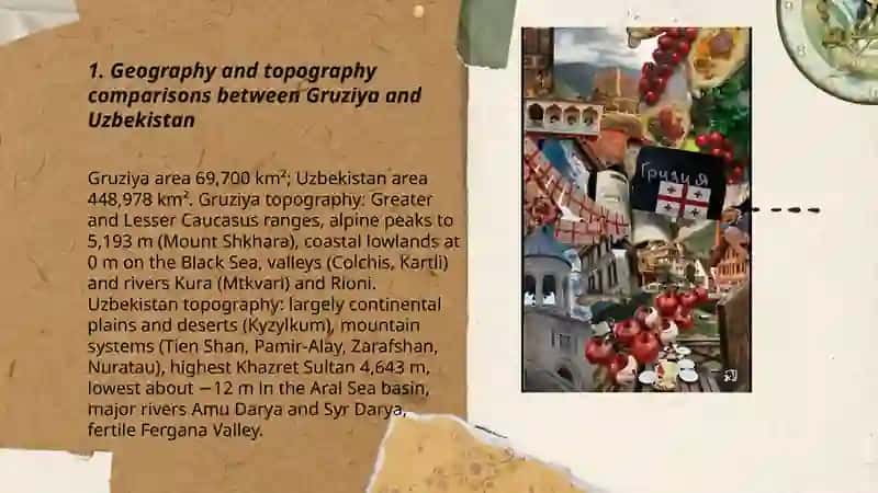 Gruziya and Uzbekistan Differences and Similarities 3