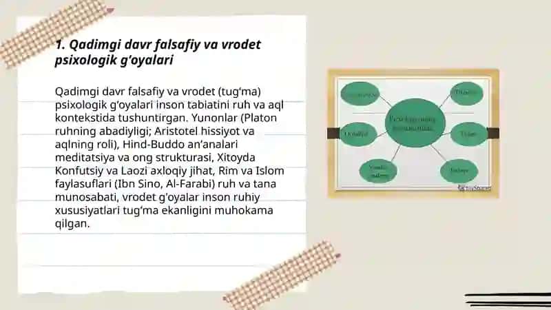 Psixologiya fanining taraqqiyot bosqichlari 3