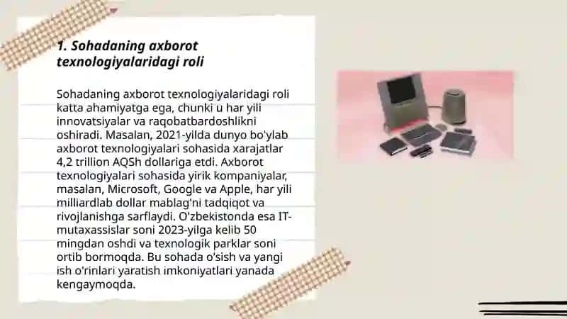 Sohadaning axborot texnologiyalaridagi roli 3