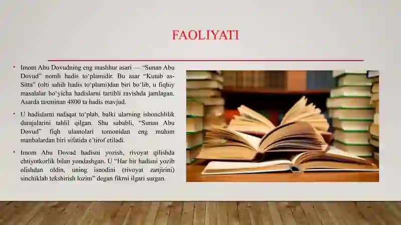 Imom Abu Dovud Sulaymon Sijistoniy hayoti va faoliyati 3