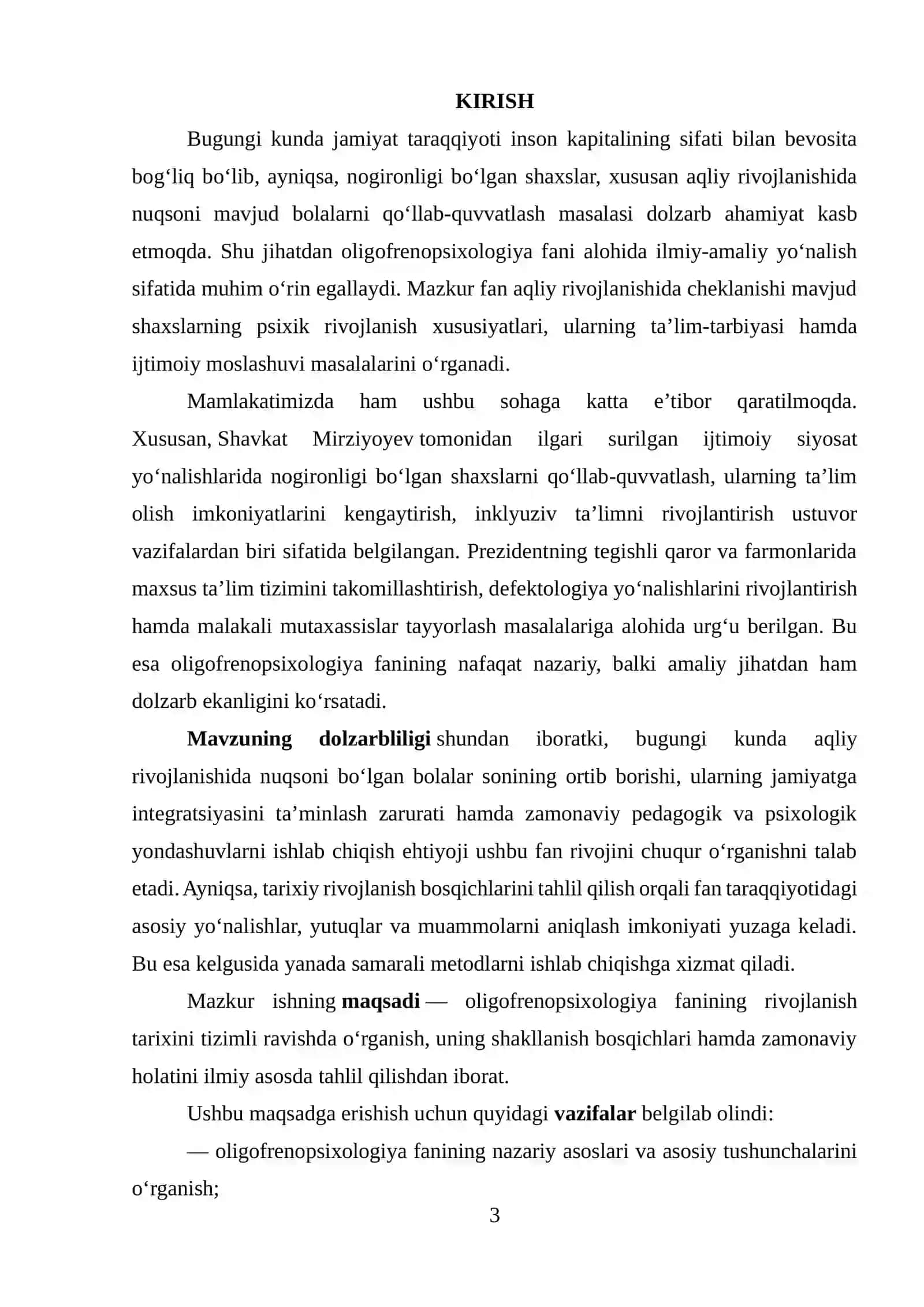 Oligofrenopsixologiya fanining rivojlanish tarixi 3